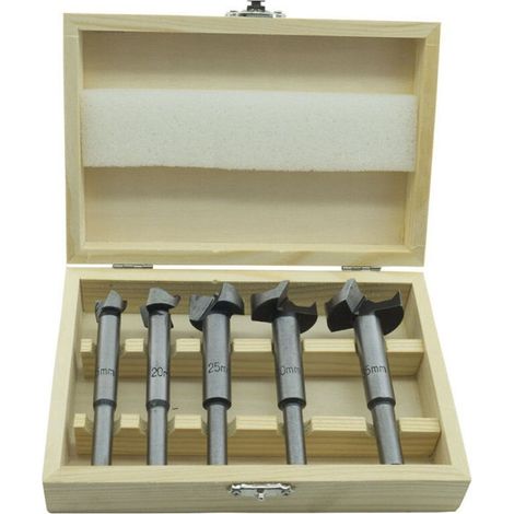 YMYNY Kit de 5 fraises pour pantographe vertical bois 8 mm 15/20/25/30/35 -