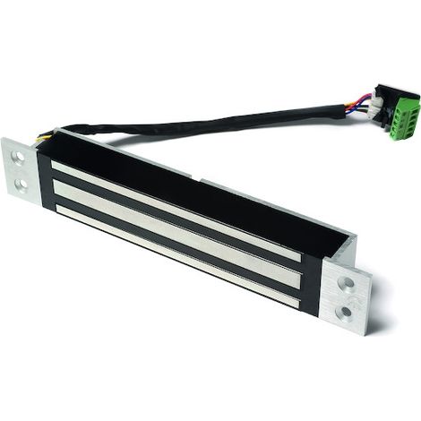 Ventouse électromagnétique 38mm 12/24Vcc – Force de rétention 300 kg – Encastrée pour portes d'intérieur – Sécurité positive en cas de coupure – Cdvi