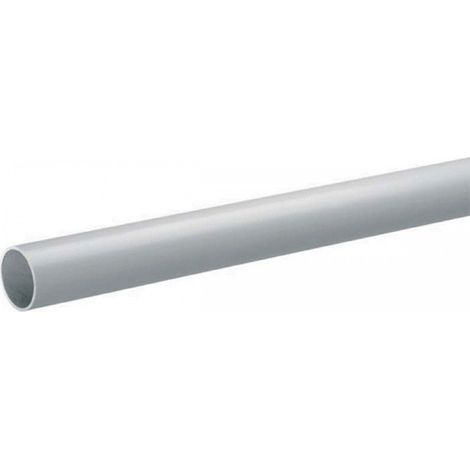Tubo rigido 20mm x 2 metri per impianti elettrici a parete colore grigio (1/4)