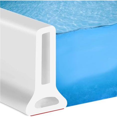 Joint d'étanchéité pour seuil de douche avec bande anti eau pour renforcer l'étanchéité et limiter les infiltrations (1/5)