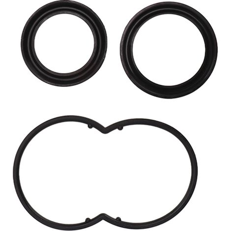 Kit de réparation de surpresseur hydraulique, 3 pièces, joint de reconstruction en caoutchouc noir de remplacement pour Ford. (1/5)