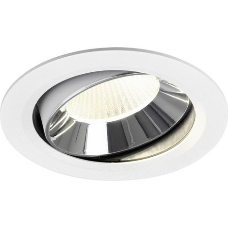 Spot encastré Numinos Move XL blanc/chrome 4000K - 40 deg - 1010022