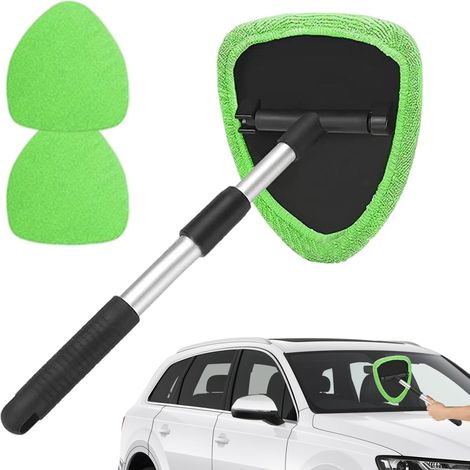 Outil Nettoyant pour Pare-Brise Enlève-Poussière Extensible des Vitres - Dépoussiéreur pour Pare Brise Automobile pour Évier De Cuisine Salle De Bain Douche Porte Mur Aquarium Et Maison (1/5)