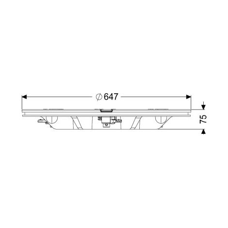 KESSEL 860160 Plaque de recouvrement