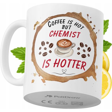 Lustige Kaffeetasse für Chemiker mit witzigem Textdesign – ideal für Geburtstage, Namenstage, Feiertage und besondere Anlässe. Hochwertige Tasse für Zuhause, Büro und Arbeit. Farbe: Weiß, 330 ml.