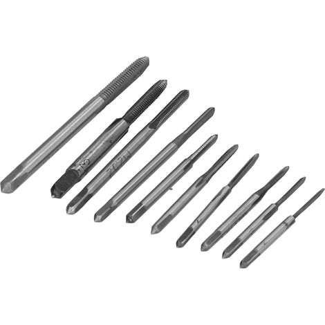 10-teiliges Set Mikro-Gewindebohrer aus HSS-Stahl für Uhren (1/5)