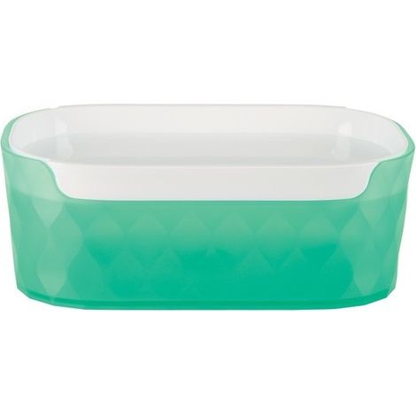 Boite à cotons PP POOL Frosty Vert Spirella (1/2)