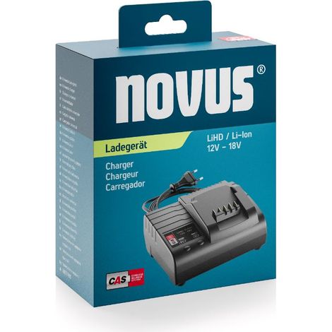 Novus Tools Akku Ladegerät CAS 18V mit Air Cooled-Technologie 031-0368