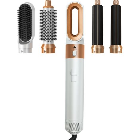 Sèche-cheveux, peigne, peigne à air chaud et fer à friser multi-griffes MDUG tout-en-un (1/5)
