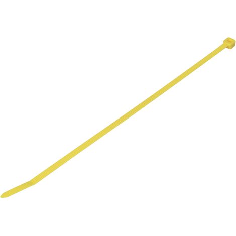 WKK Kabelbinder gelb 200mm - gelbe Kabel Binder aus robustem Polyamid 6.6 - 100 Stück (1/2)
