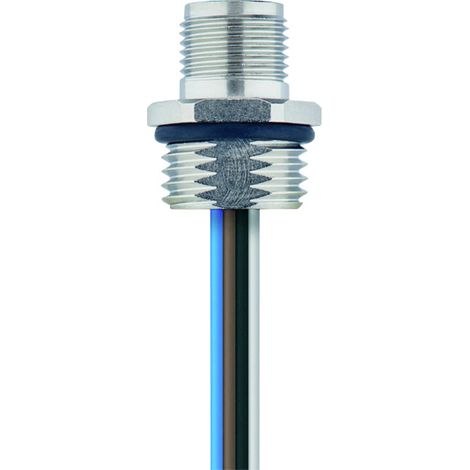 Escha 8071802 Flanschstecker   0.5 m Polzahl Sensoren: 4 1 St.