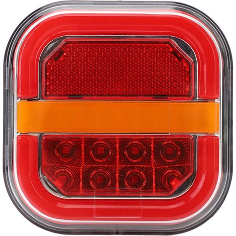 Jeffergarden Feux de freinage à 28 LED pour remorque, clignotants, feux de stationnement, feux de recul, feux de freinage, feux arrière, feux de stationnement, feux de freinage,feux arrière