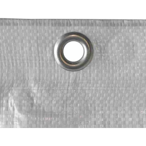 Gerüstplane 0,80 x 10 m, 150 g/m², Abdeckplane, weiß