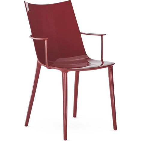 Sedia HER HIGHEST HIGHNESS Bordeaux in tecnopolimero Kartell 05915PX (1/2)