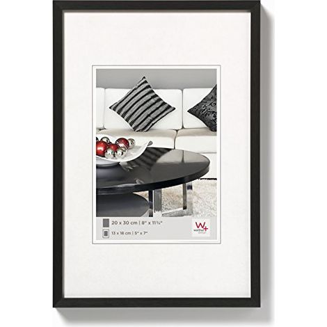 Walther Chair Cornice Portafoto DIN A4 21x297cm in Aluminio Nero (1/4)