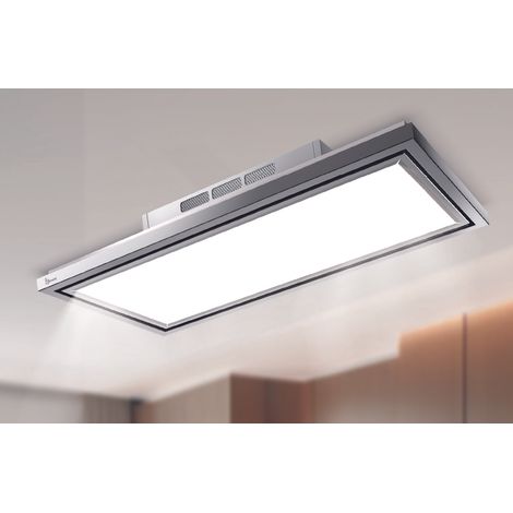 HOTTE FLEXIA FREE cm. 90 - Acier inoxydable Blanc - 900 m3/h