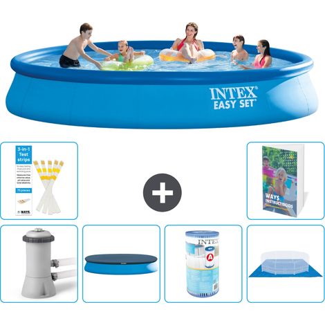 Intex Piscina Easy Set Rotonda - 457x84 cm - 7-pezzi  S341