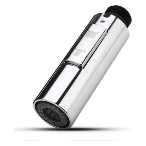 Embout Robinet Cuisine de Rechange DouchetteTête de Robinet Amovible Universelle G1/2 Acier Inoxydable SUS304(galvanoplastie) (1/4)