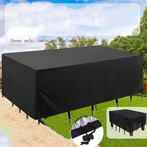 Housse monobloc pour mobilier de jardin, tissu Oxford 210D, housse pour canapé d'extérieur, dimensions 270 x 180 x 89 cm (1/4)
