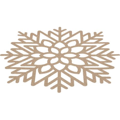 Platzmatte mit Glitter SNOWFLAKE (1/3)