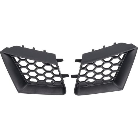 Grille supérieure de pare-choc avant, 2 pièces, gauche droite, noir mat, remplacement pour Seat Ibiza Cordoba 6L 2002 – 2009 (1/4)
