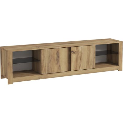 Porta TV in legno "Aydos" 180 x 35 x 45 cm - Rovere