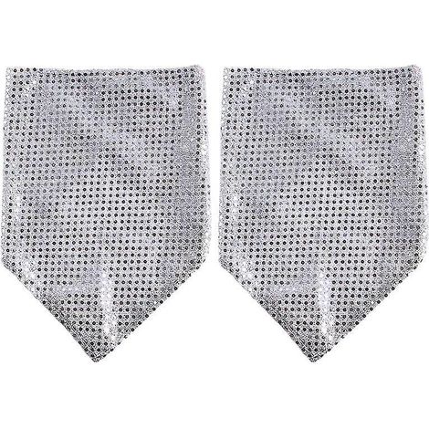 Lot de 2 serviettes salivaires pour chien (1/3)