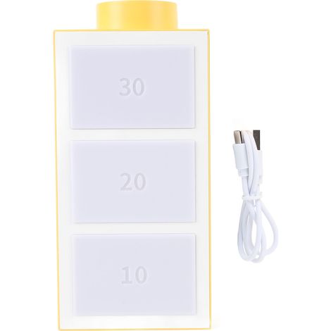 Barre lumineuse rythmique alimentée par batterie, Rechargeable par USB, contrôle du son, ambiance pour jeu, voiture, Studio TV (1/5)