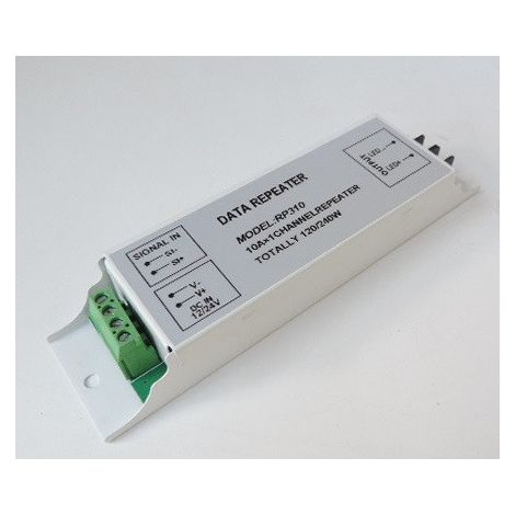 Amplificateur monochrome pour LED 10A puissance max 120W en 12V / 240W en 24V