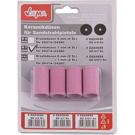 Buses 7 mm pour cabine sablage D24280 / 500 L et D24374 / 340 L