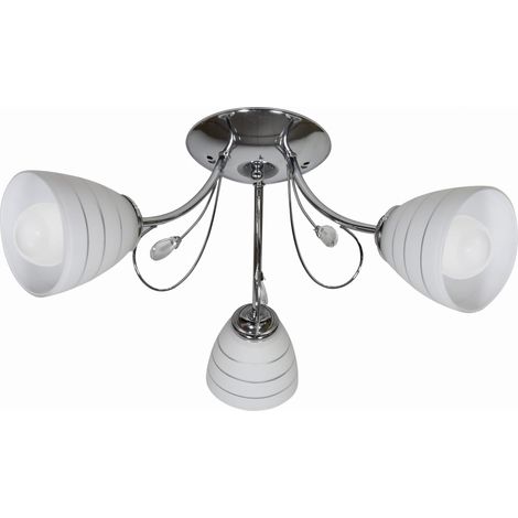 Candellux Simpli 33-63847 lampadario 3xE27 cromo 54cm (1/2)