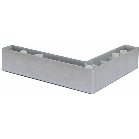 Q&ampQ pata plastico senka 180x180 h40mm cromo ral , La Pata de plástico Senka de la marca de herrajes para tapicería Q&ampQ. Tiene un acabado en cromo ral, esta p