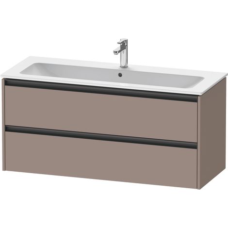 Duravit Ketho.2 bâti-support pour lavabo suspendu, 2 tiroirs, (1/2)