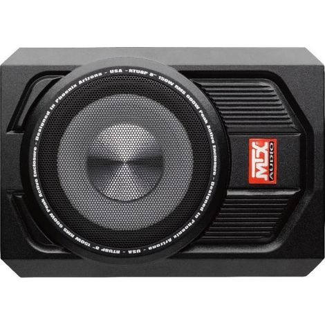 Cassa grave amplificata - MTX AUDIO - RTU8P - 20 cm - 150W RMS - Telecomando EBC (1/5)