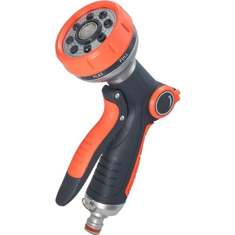 8 Pattern Spray Garden Hose Nozzle Sprayer High Pressure (1/5)