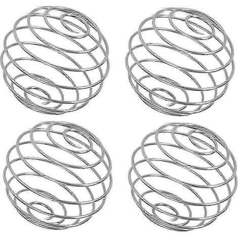 4 Fouets à Lait en Acier Inoxydable pour Shakers Protéinés, Accessoires de Mélange pour Gourdes et Tasses (1/5)