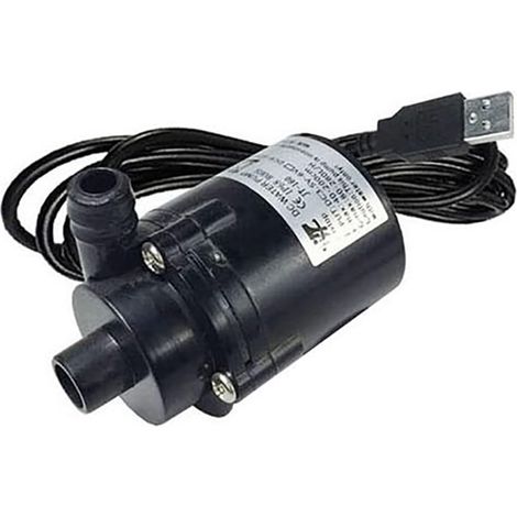 JT-160A Pompe submersible non colmatante, mini pompe de refroidissement de moteur de pompe à eau submersible sans brosse DC6-12 280L / H (1/5)