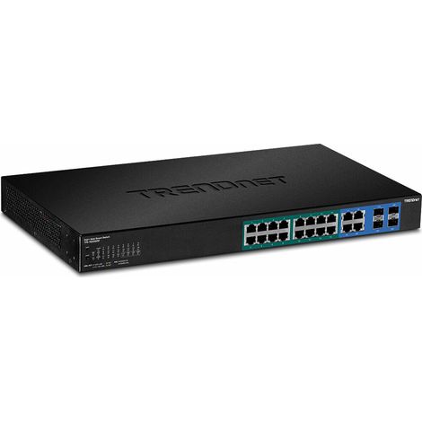 Switch Gestionable TRENDnet TPE-1620WSF 16 Puertos/ RJ-45 Gigabit 10/100/1000 PoE/ SFP (1/3)