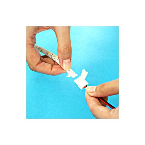 Conexion Rapida Macho Para Tiras Led 5050 (1/4)