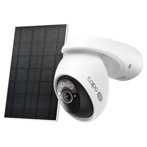 CAMARA EXTERIOR IP WIFI TP-LINK TAPO C660 4K 8MP PANEL SOLAR IP65 V. NOCTURNA COLOR 360 IA