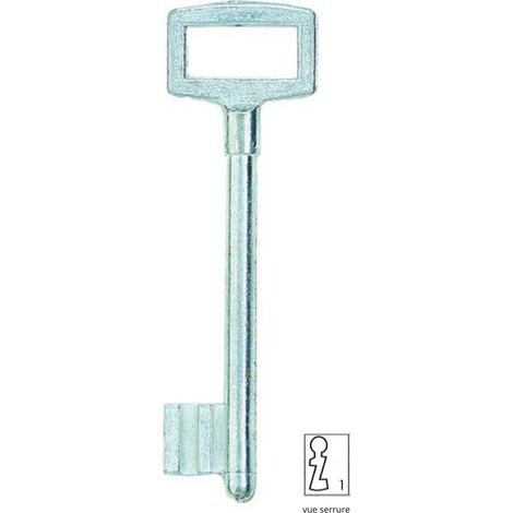 Thirard – Clé pour serrure en applique N° 1 – Compatible pêne dormant ½ tour – En zamac pour serrures en applique – Garantie 2 ans