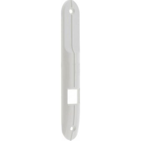 Plaque de propreté à encastrer pour enrouleur de volet roulant 170x28mm en PVC blanc à visser Finition Fenêtre Enroulement Déroulement Store Coffre Menuiserie (1/5)