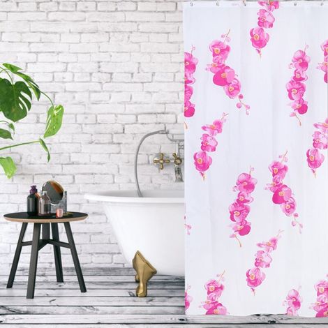 Rideau de douche en Polyester imperméable, Design doux d'hiver pour la décoration de la maison, 80x180cm (1/5)