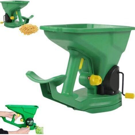 Semoir à manivelle, épandeur de grains manuel, outil de semis portable, distributeur d'engrais rotatif pour petites exploitations agricoles, distributeur de semences pour semis (1/5)