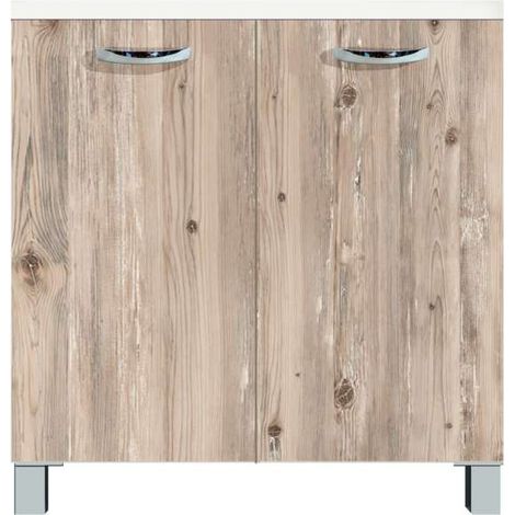 Base Cucina Easy - Colore Node con Ante e Ripiano 80 cm (1/2)
