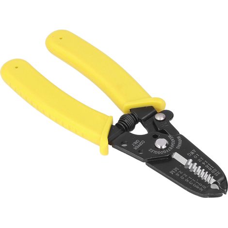 Pince à dénuder, sertir et couper les câbles électriques MT-5021 jaune (1/5)