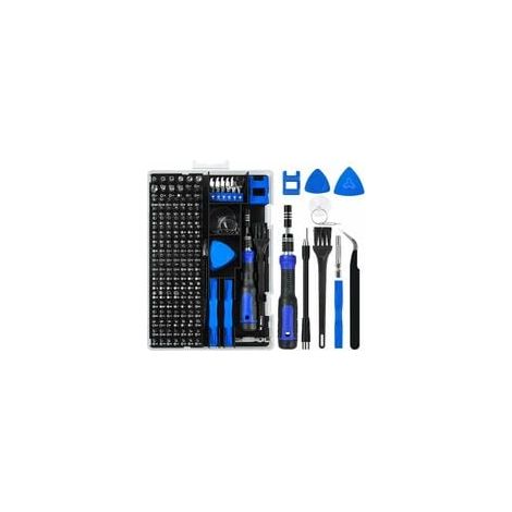 Jeu de tournevis,Kit d'outils de réparation de tournevis de précision 160-en-1 Kit d'outils de réparation professionnel pour iPhone/téléphone portable/ordinateur/tablette/PC/électronique etc (1/5)