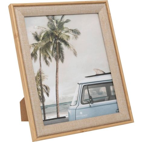 Fotorahmen Zera Stoff beige 20x25cm - Atmosphera créateur d'intérieur