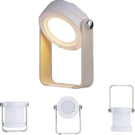 Touch-Nachtlicht mit Griff, wiederaufladbare USB-Tischlaterne, 360° drehbare, tragbare und faltbare LED-Leuchte (1/5)