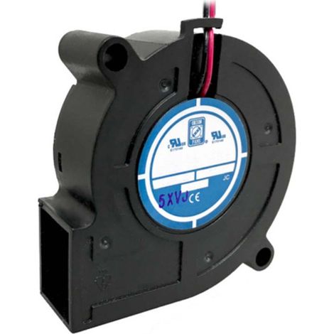 Rs Pro – Ventilateur centrifuge 12V c.c. – Débit d'air 2.4cfm – Vitesse 3500tr/min – Niveau sonore 32dB(A) – Souffleur compact